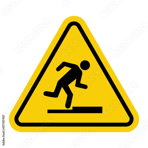 фотографія Threshold sign, curb
