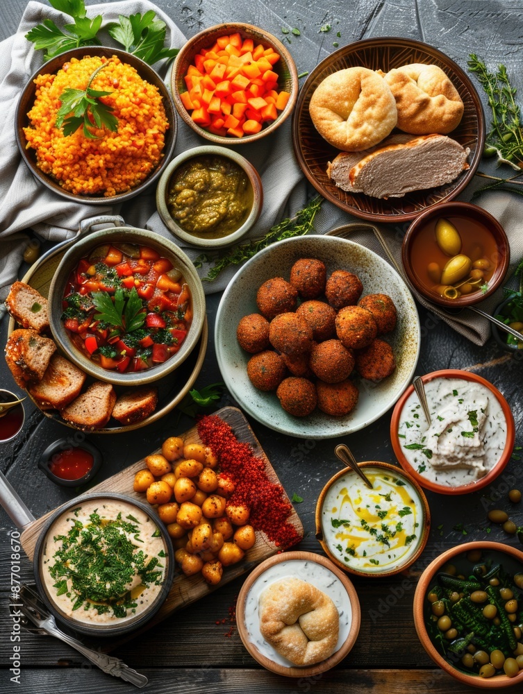 Food Variety on Table Food Variety on Table