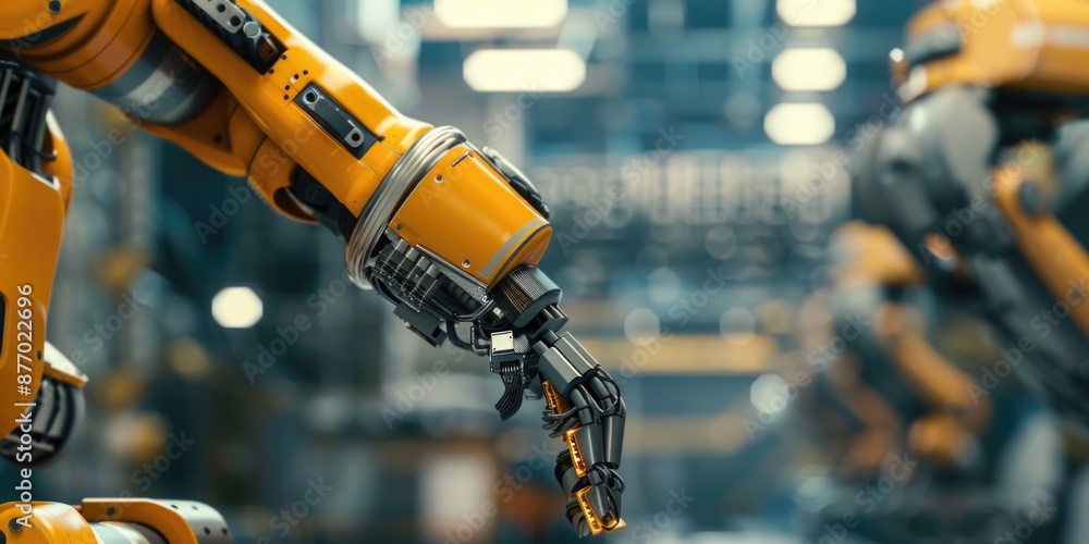 Robot Arm in Factory Robot Arm in Factory