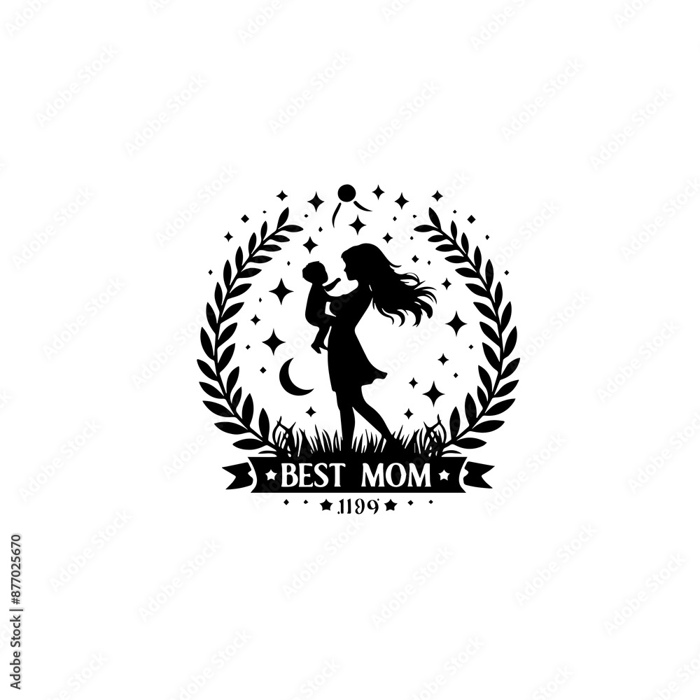 Obraz premium illustration of a silhouette of a bird
