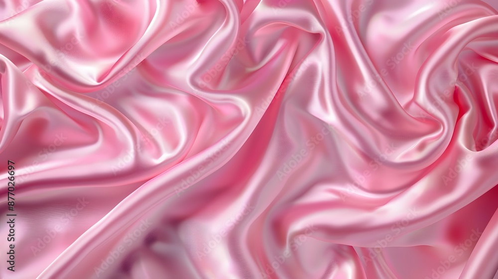 Abstract background with 3d texture of pink silk. Luxury pink cloth background 3D render Abstract background with 3d texture of pink silk. Luxury pink cloth background 3D render