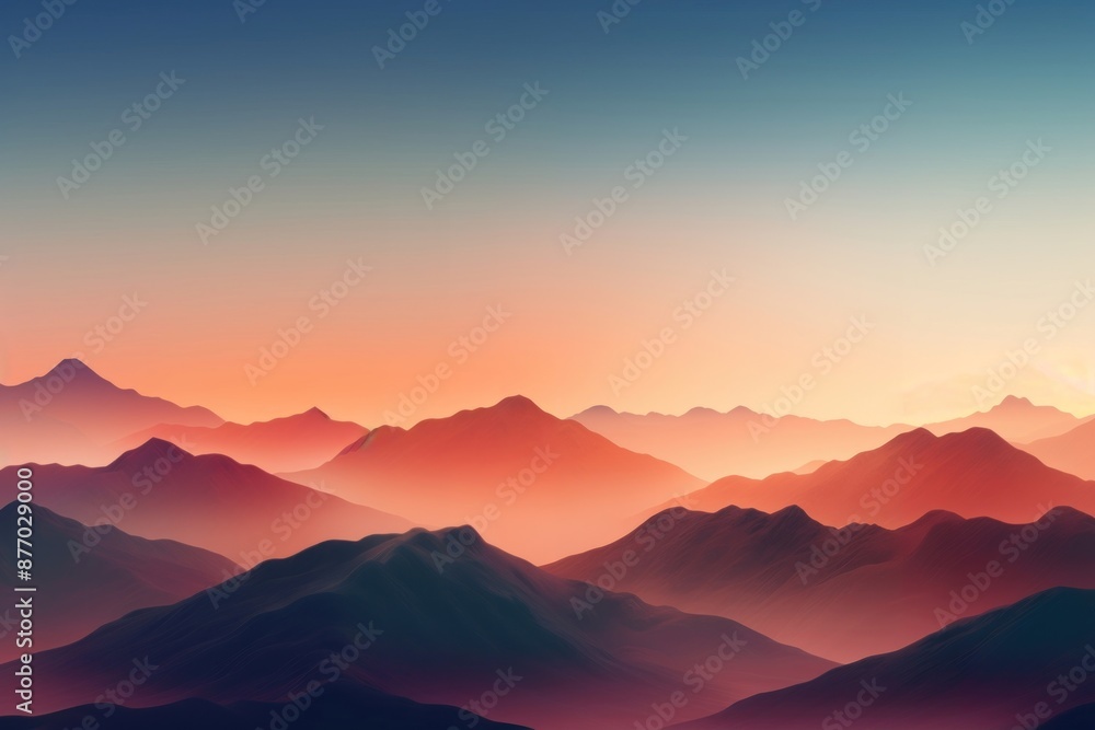 Obraz premium Mountains mountain backgrounds landscape.