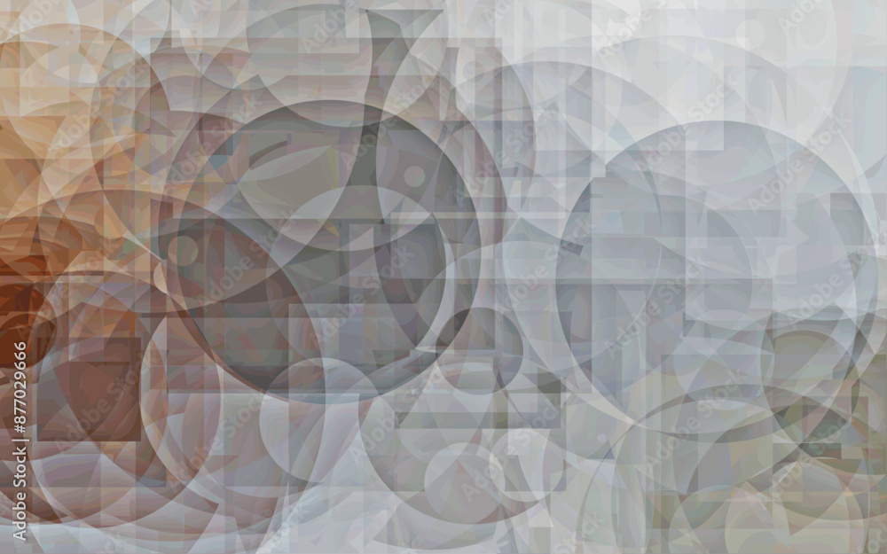 earth color gradient geometric design cut piece abstract mustard to gray beige blended background