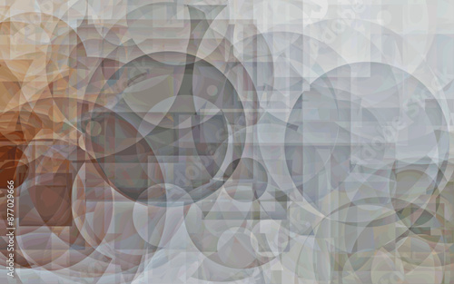 earth color gradient geometric design cut piece abstract mustard to gray beige blended background