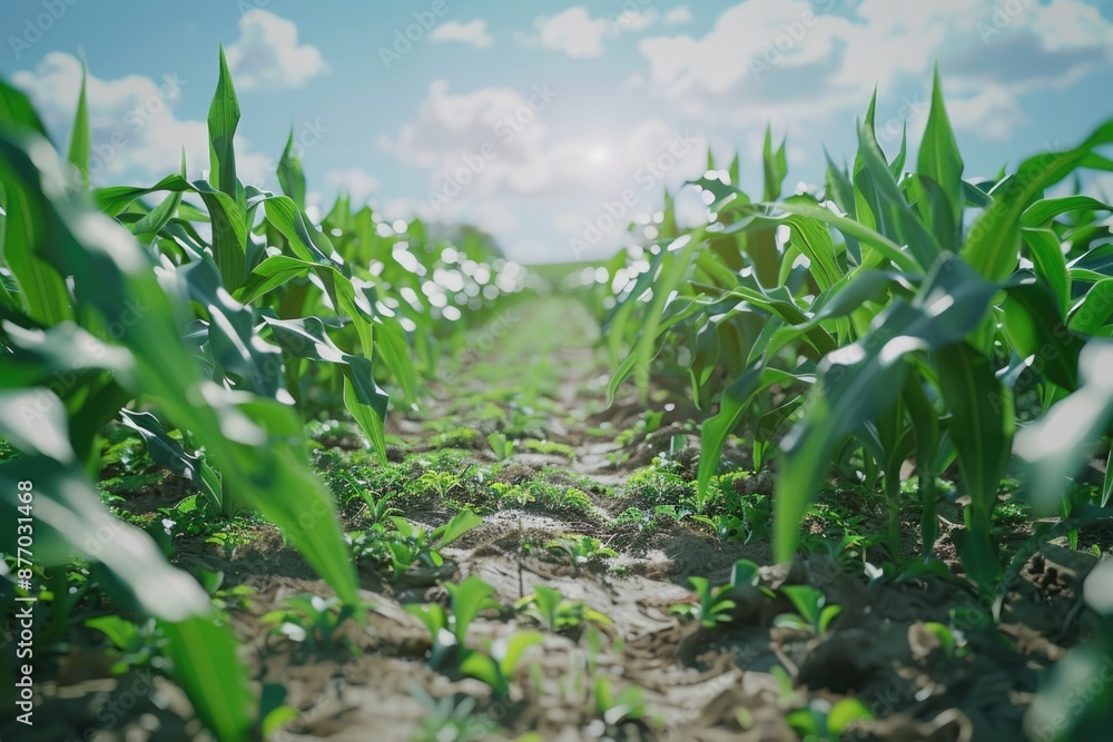 Sunny Field of Corn, Sunny Field of Corn,