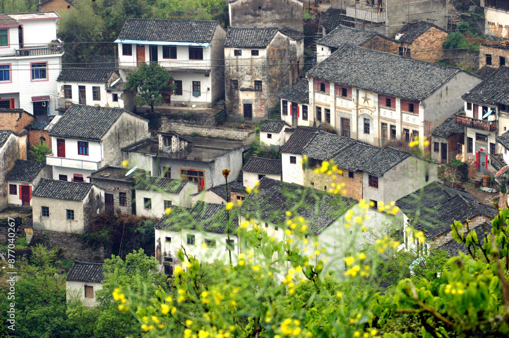 Fototapeta premium The ancient architectural complex of southern Anhui Province, China, is famous for its Hui style architecture. 