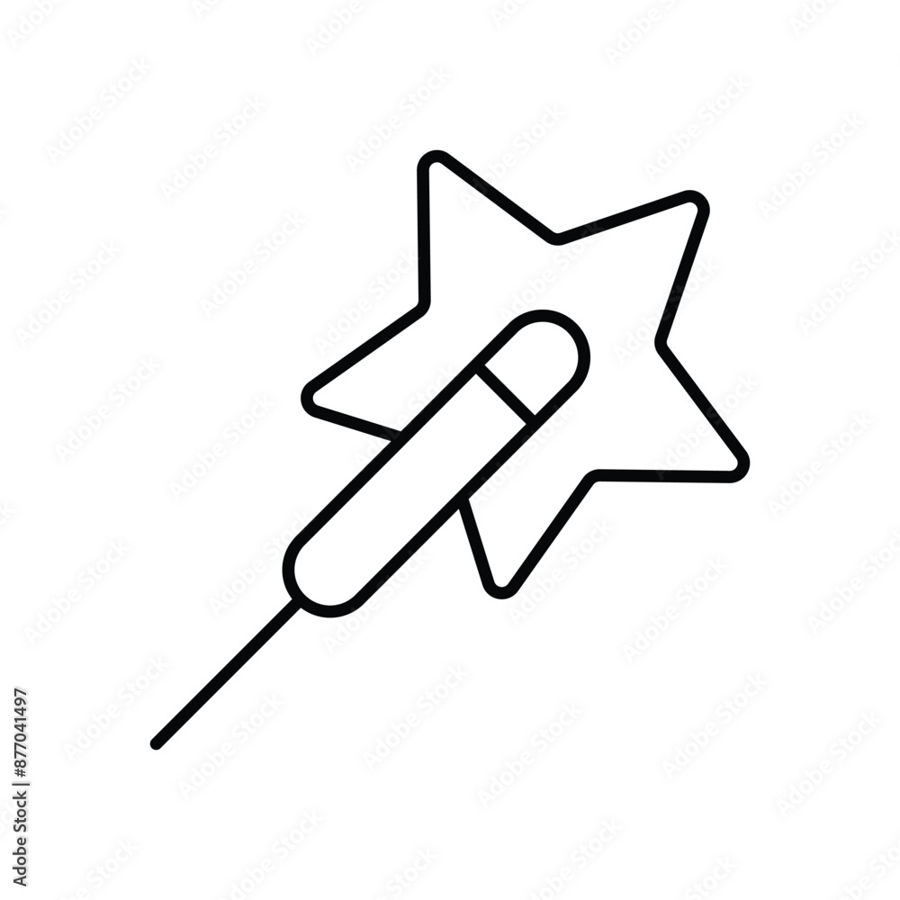 Sparkler vector icon Sparkler vector icon