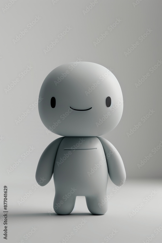A Minimalist 3D Doll Expresses a Range of Feelings, Captivating Hearts with its Adorable Design A Minimalist 3D Doll Expresses a Range of Feelings, Captivating Hearts with its Adorable Design