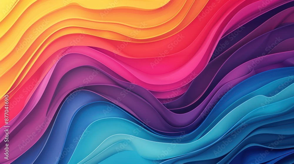 retro gradient flow, minimalist retro gradient flow, minimalist