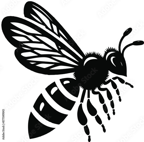 Busy honey bees buzz tirelessly, pollinating flowers and producing golden honey.