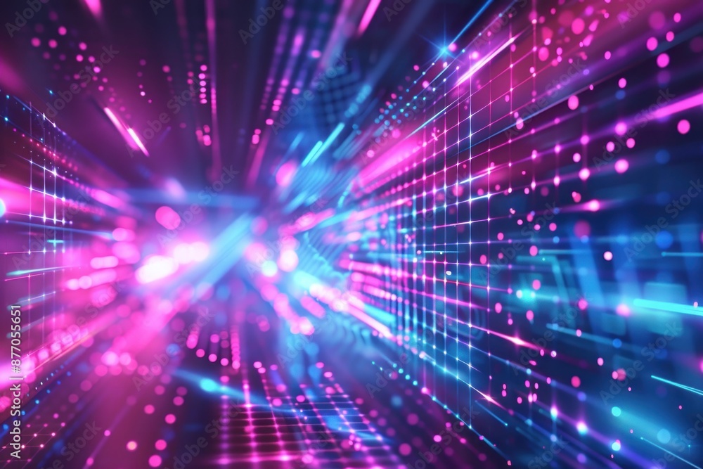 Futuristic neon abstract digital background Futuristic neon abstract digital background