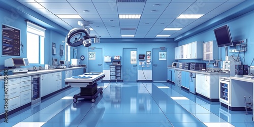 Healthcare Workers in Action: Doctors and Nurses in Modern Hospital Medical Team Collaboration: Inside the Hospital Environment