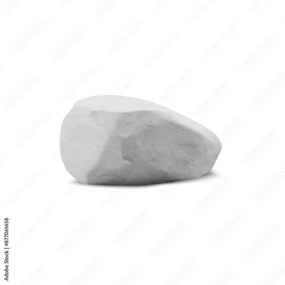 3d vector element of polygonal gray stone and rocks isolated on a white background 3d vector element of polygonal gray stone and rocks isolated on a white background