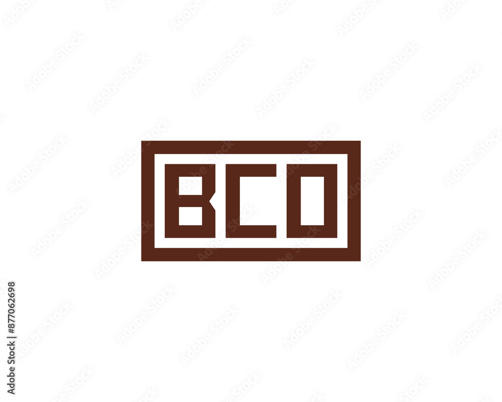 BCO logo design vector template. BCO logo design. BCO logo design vector template. BCO logo design.