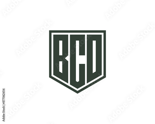 BCO logo design vector template. BCO logo design.