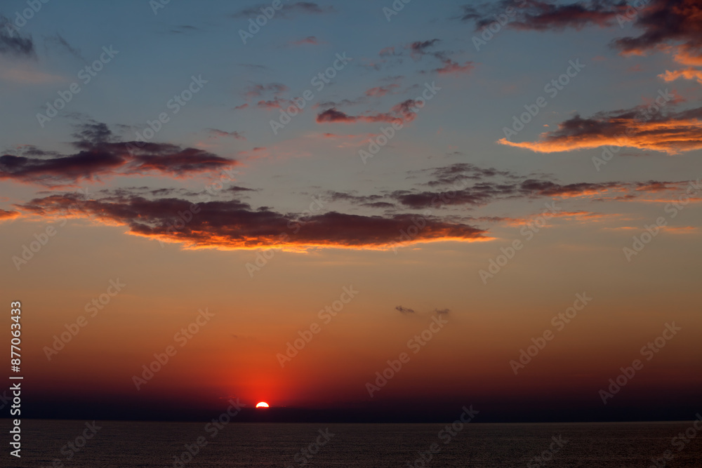 Fototapeta premium Sea sunset