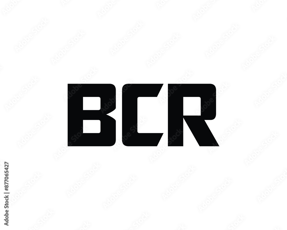 BCR logo design vector template. BCR logo design. BCR logo design vector template. BCR logo design.