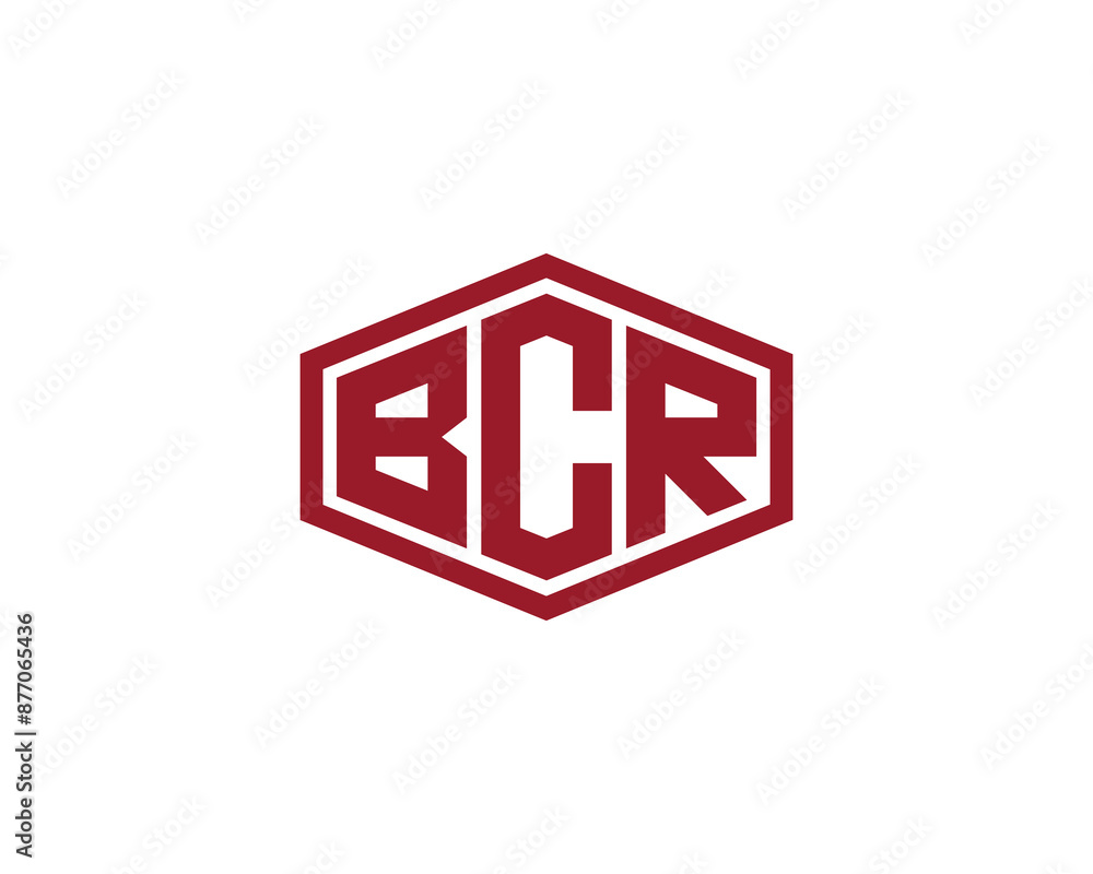 BCR logo design vector template. BCR logo design. BCR logo design vector template. BCR logo design.