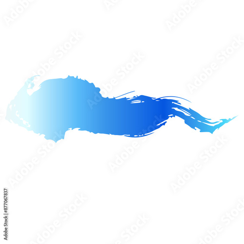 勢いのある海・波しぶきのイラスト素材　ベクター