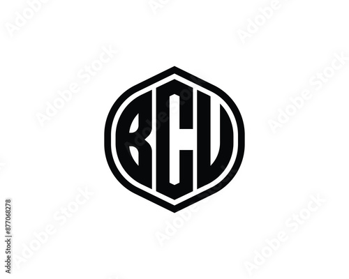 BCU logo design vector template. BCU logo design.