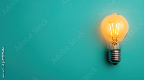 Moment of sudden inspiration leading to brilliant solution, copy space, objects in focus, deep depth of field.