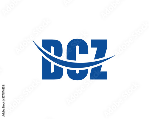 BCZ logo design vector template. BCZ logo design.