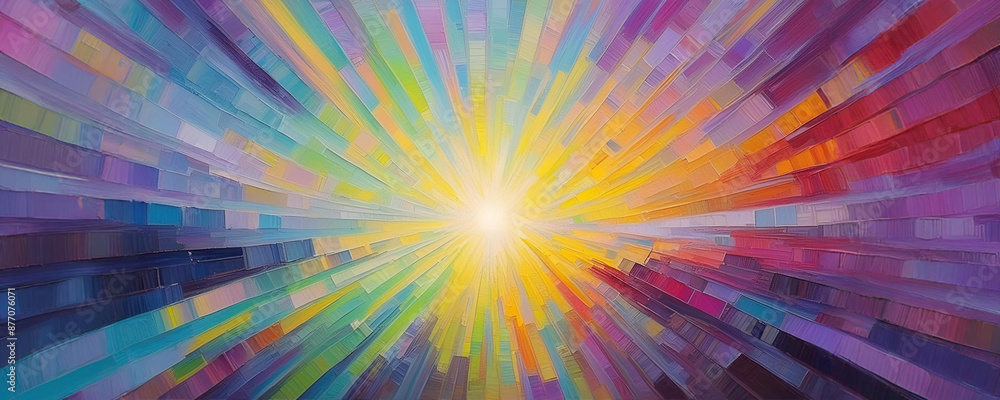 Obraz premium abstract background with rays