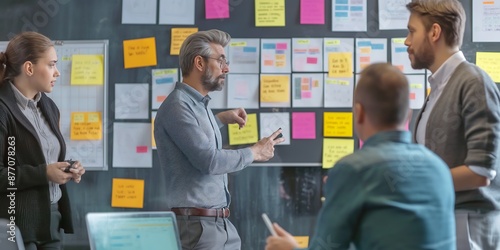 students in classroom,Business Process Improvement A team working on improving business processes through detailed analysis of current performance metrics and identifying areas for enhancement. 