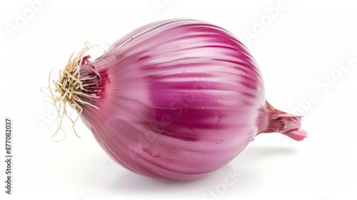 Onion on white background ,