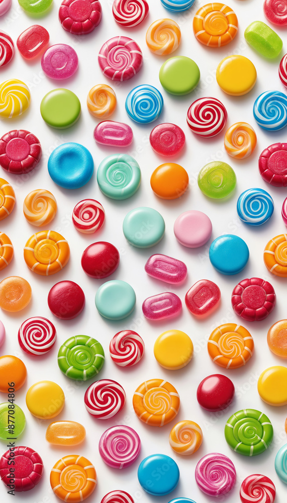 Colorful Candy Swirls Colorful Candy Swirls