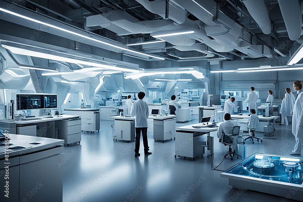 Obraz premium future laboratorium for research