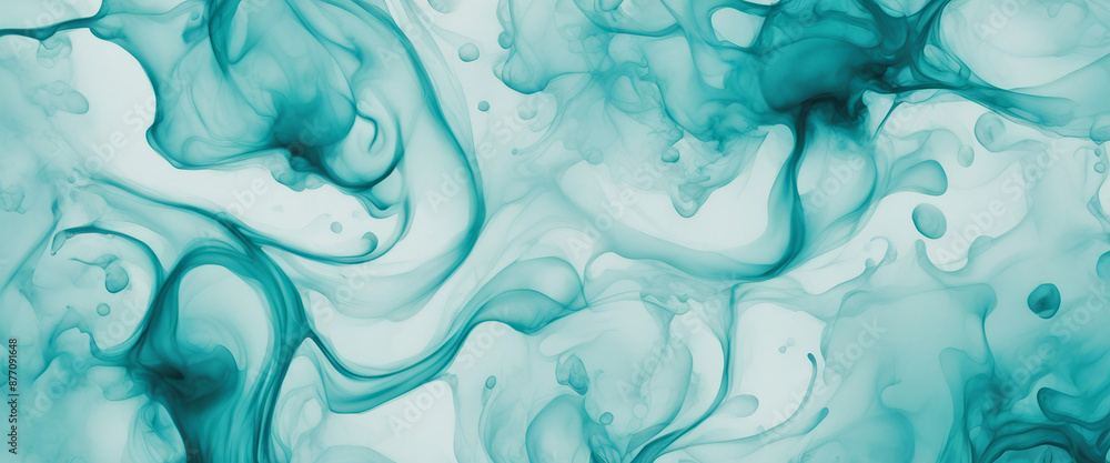 cyan ink in water wallpaper cyan ink in water wallpaper