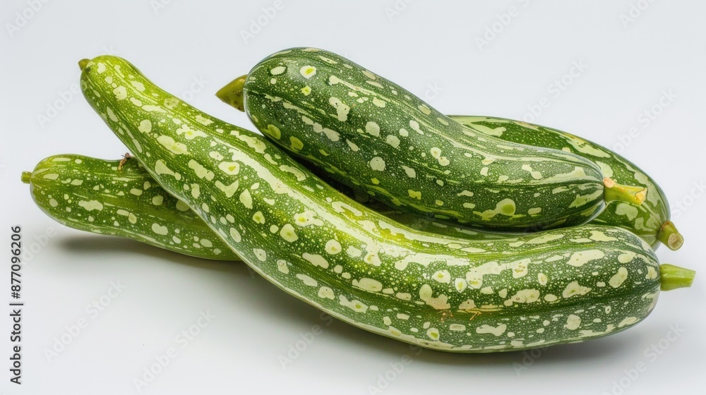 Snake Gourd on white background , Snake Gourd on white background ,