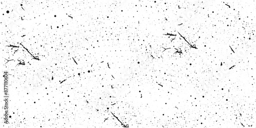 Black spots on white background, black drops texture, halftone, abstraction