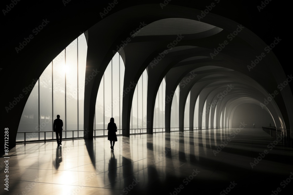 Weaving the real and the imaginary a visual symphony of nature and architecture , generative IA Weaving the real and the imaginary a visual symphony of nature and architecture , generative IA