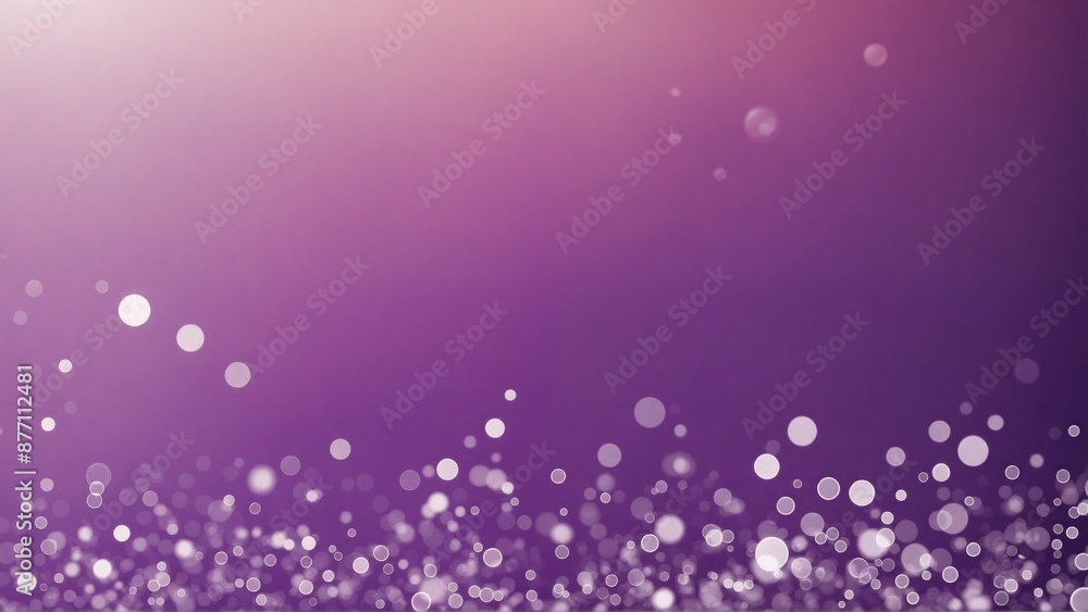 Fototapeta premium Circular light bokeh on dark background blurry light photo digital rendering anamorphic lens flare