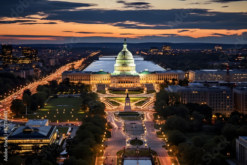 Washington, D.C. city skyline
