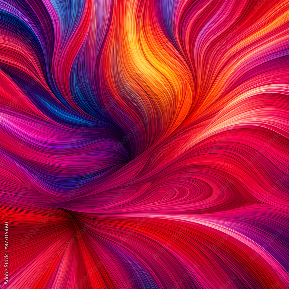 Naklejka premium abstract colorful background with curvy lines