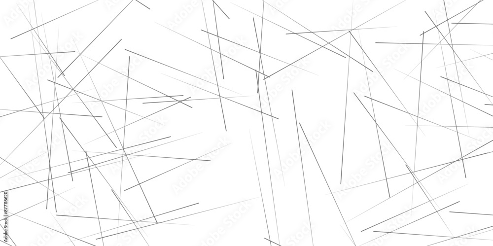 Trendy random diagonal lines image. Random chaotic lines. Abstract geometric pattern. image idea. Abstract white background with gray lines Trendy random diagonal lines image. Random chaotic lines. Abstract geometric pattern. image idea. Abstract white background with gray lines