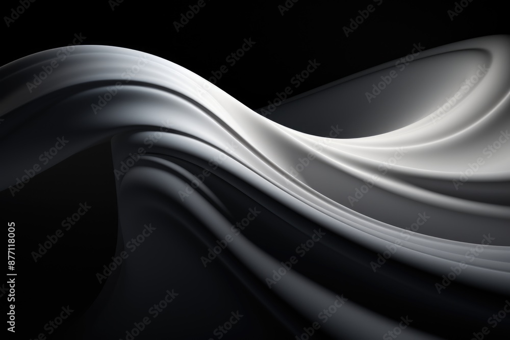 Modern Dynamic Abstract Black and White Backgrounds With Texture of Granulated P, generative IA Modern Dynamic Abstract Black and White Backgrounds With Texture of Granulated P, generative IA
