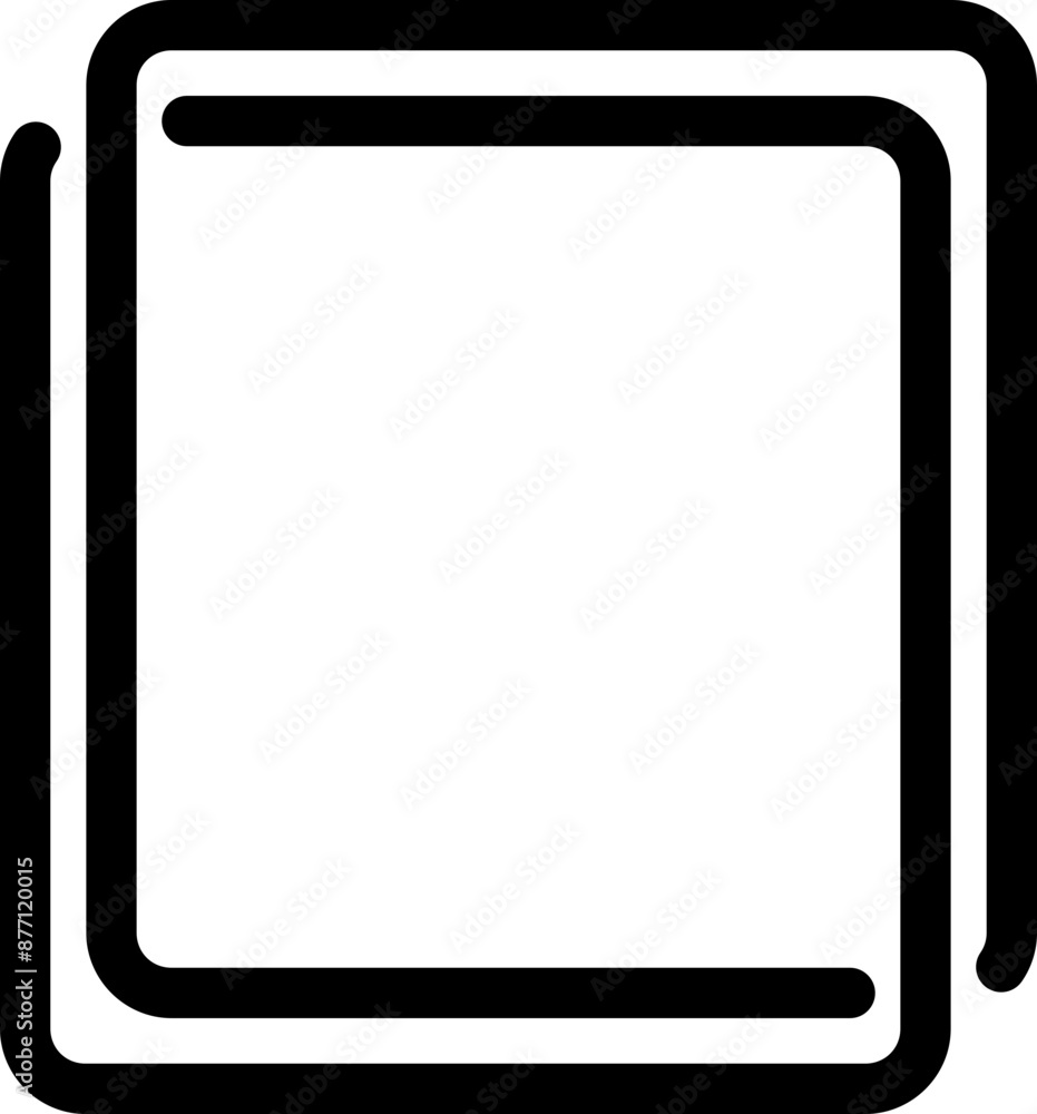 Connected Square Frame Shape Design Connected Square Frame Shape Design
