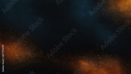 Dark blue and orange wall texture background. Abstract background for design. © anamulhaqueanik