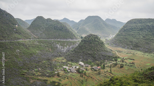 The landscape of Ha Giang Province in Northern Vietnam