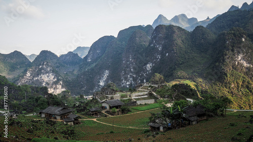 The landscape of Ha Giang Province in Northern Vietnam