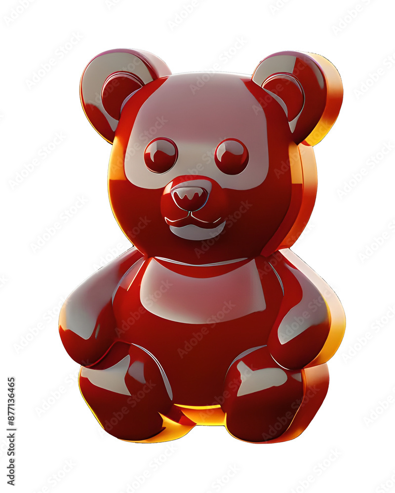 Naklejka premium gummy bear