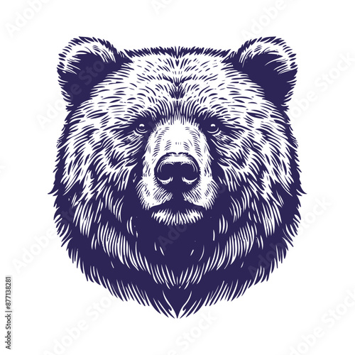 bear vector, bear silhouette