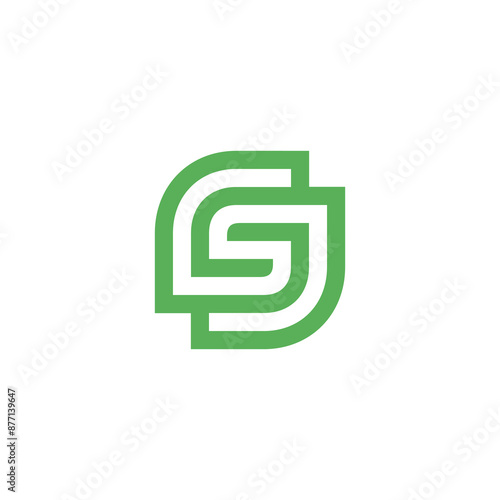 Abstract Letter S logo vector design template