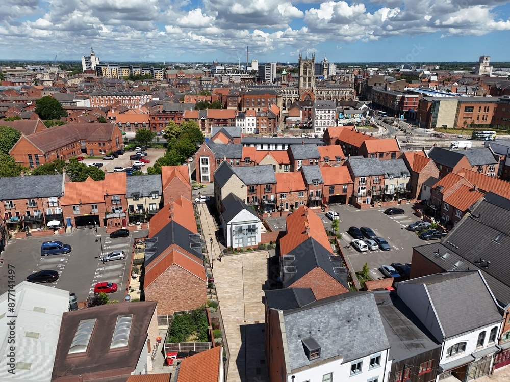 Φωτογραφία areal views of Hull Minster is an Anglican Church in the centre of Hull