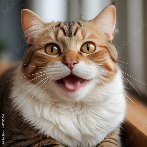Beautiful and lovely cat looking so cute