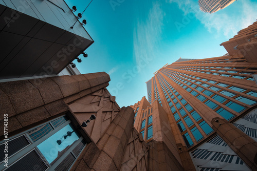 Fantastic. futuristic buildings with steampunk vibe in Charlotte, NC